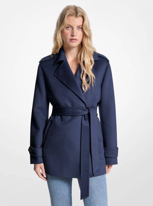  MICHAEL KORS/迈克·科尔斯 羊毛混纺 女士外套