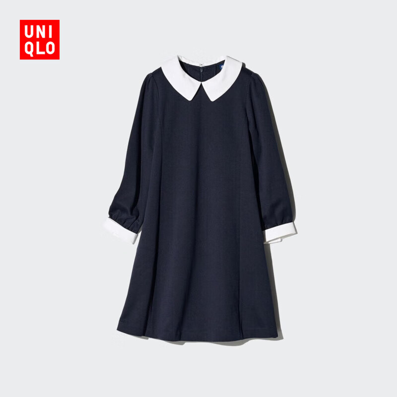  UNIQLO/优衣库 可机洗 女童连衣裙