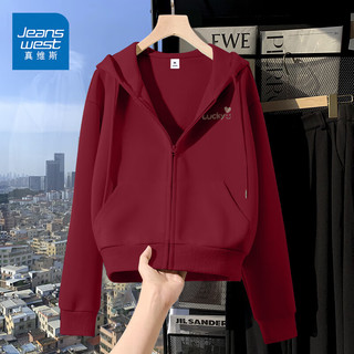  JEANSWEST/真维斯 宽松 女士连帽卫衣