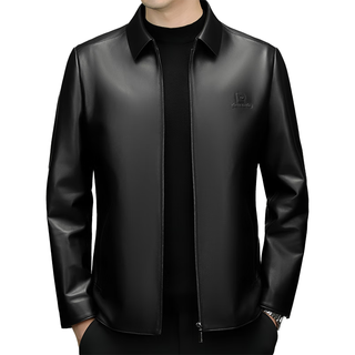  pierre cardin/皮尔·卡丹 高档真皮 男士皮衣