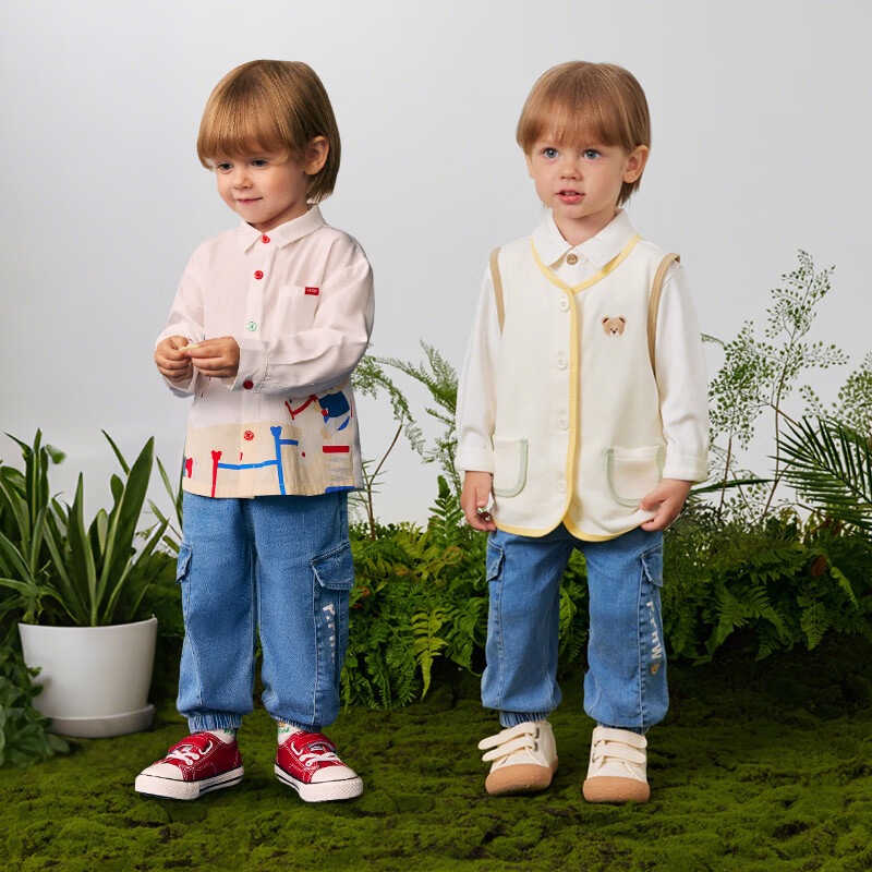  Paw in Paw 宽松 儿童牛仔裤 90