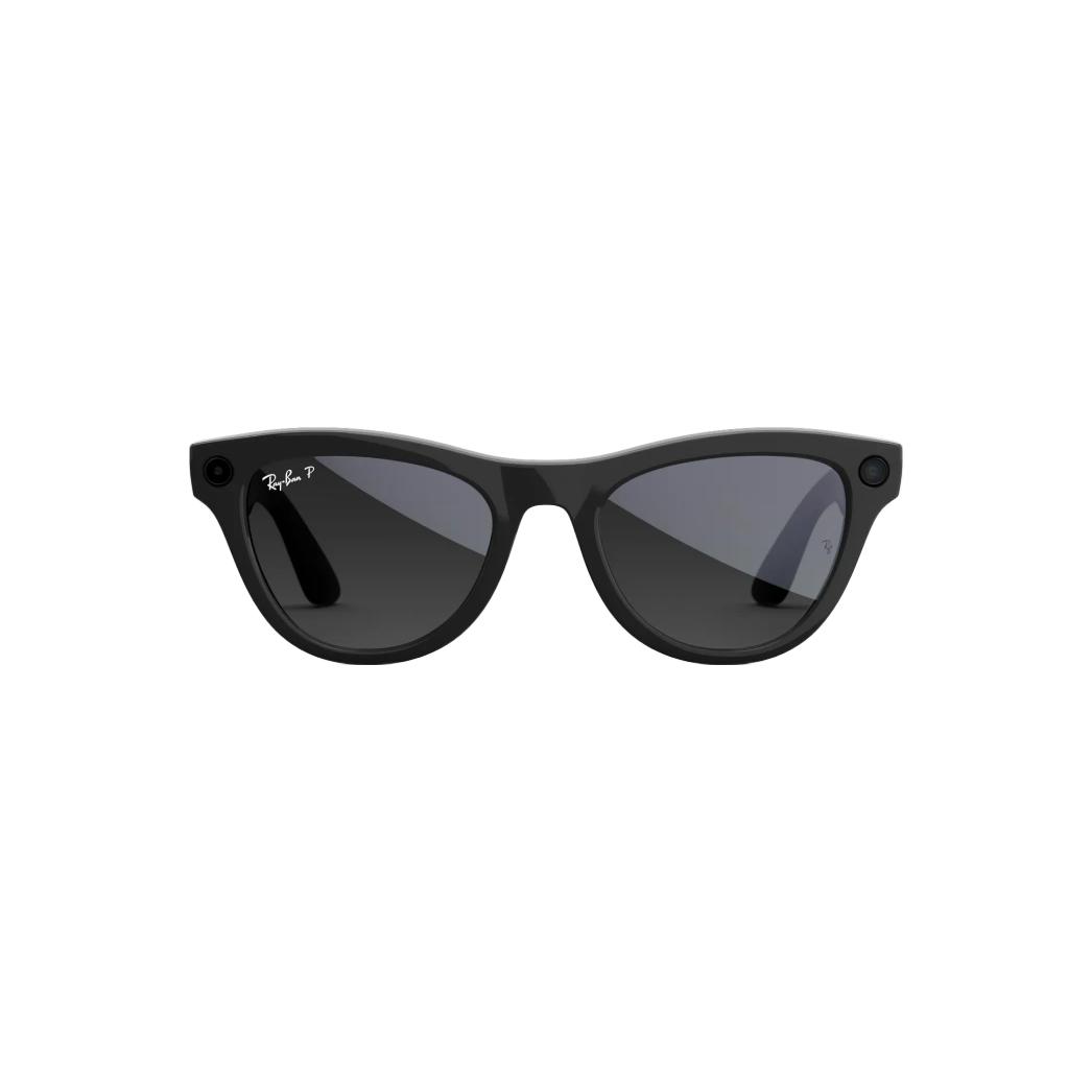 Ray-Ban/雷朋 AI拍照 智能眼镜 Skyler亮黑框｜石墨黑镜片