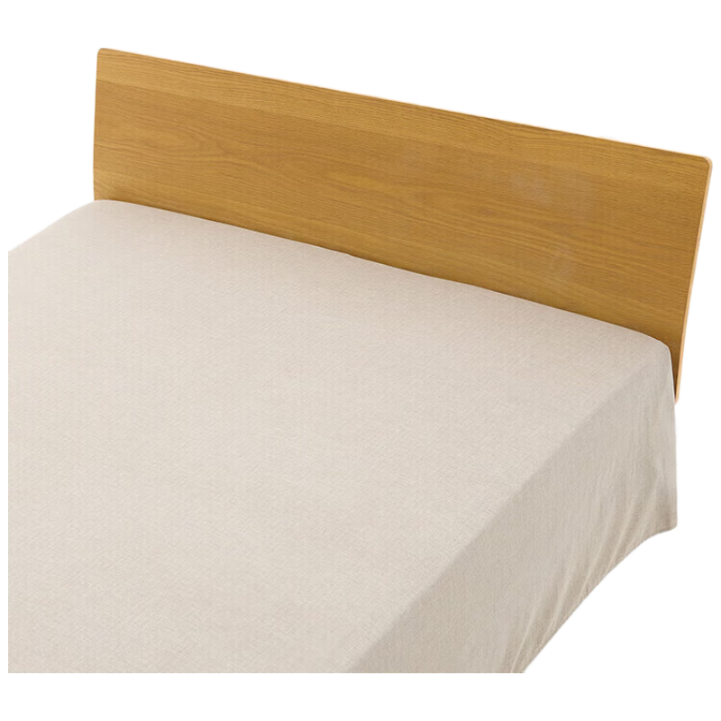  MUJI/無印良品 羊毛混人字纹 床单
