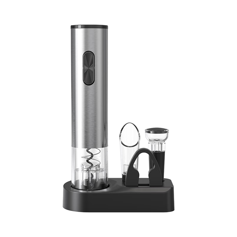  CLITON 全自动 电动红酒开瓶器套装+红酒塞+倒酒器