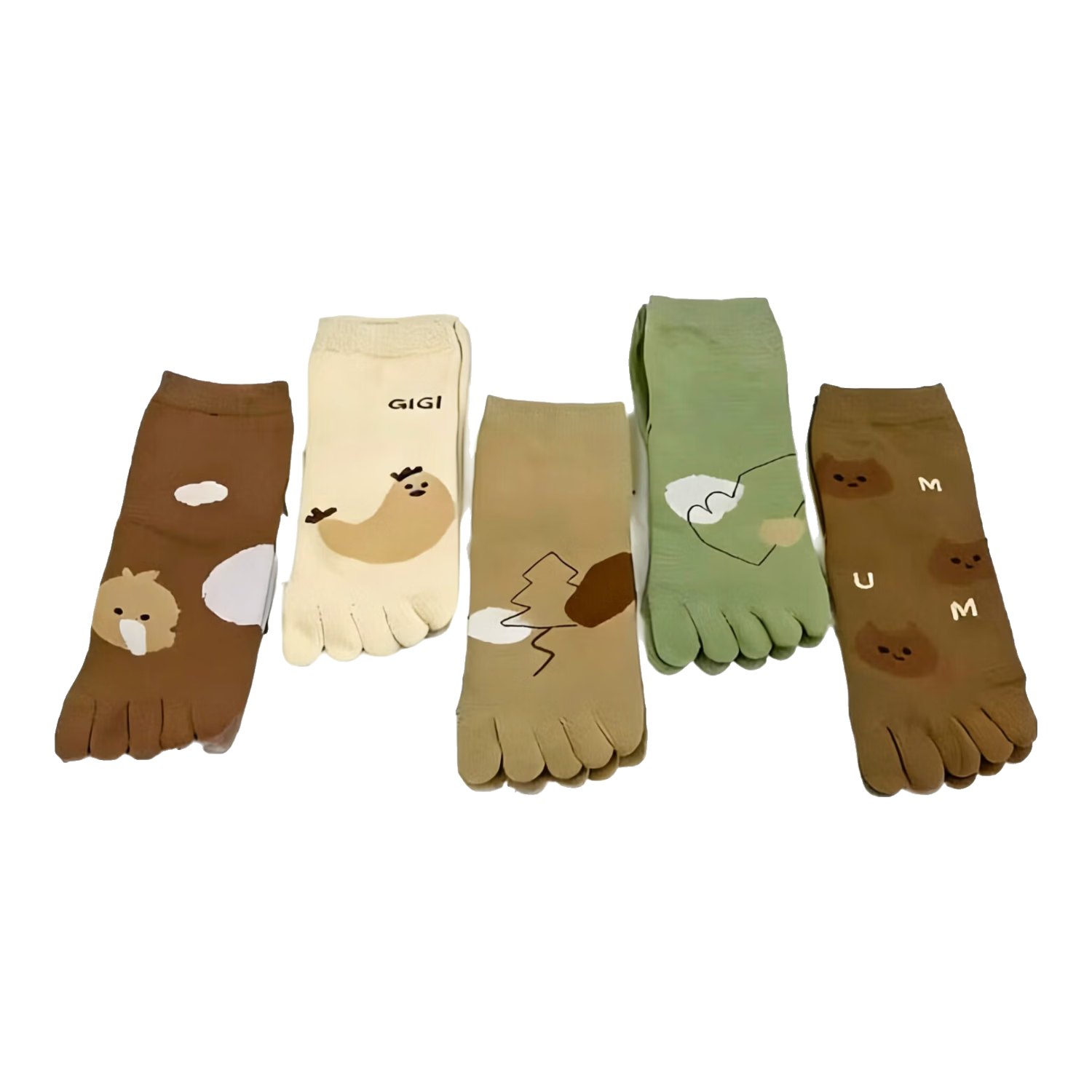  勋阳宇乐 抗菌防臭 儿童五指袜 4-7岁 (M) 【鞋码24-31码】