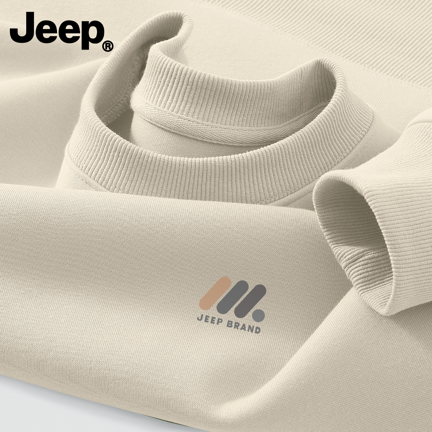  Jeep/吉普 重磅 圆领卫衣