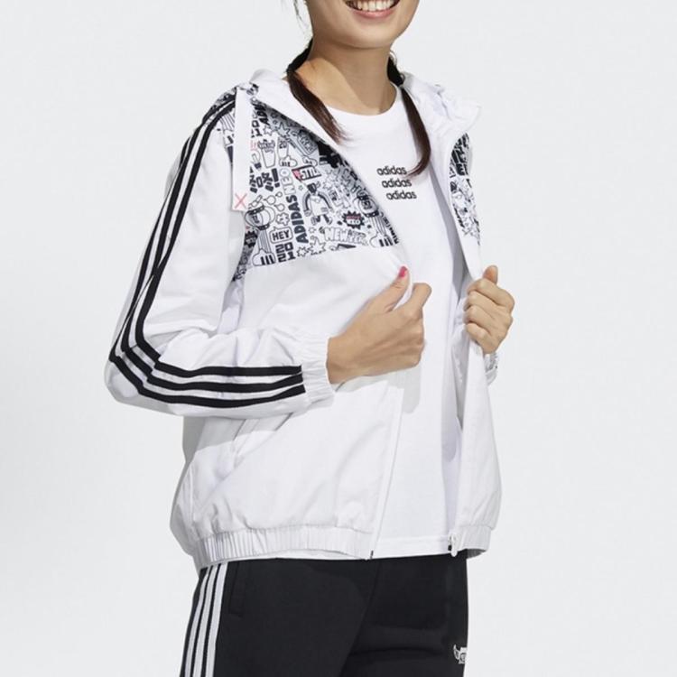  adidas NEO 简约时尚潮流 防风衣