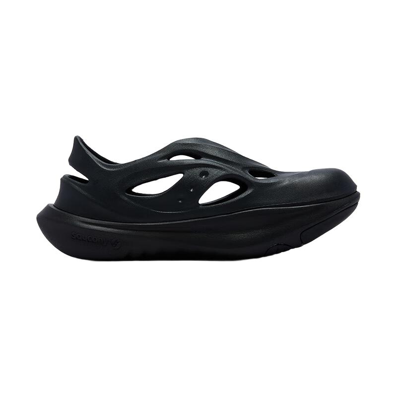  saucony/索康尼 缓震 女士凉拖鞋 黑色2 37.5