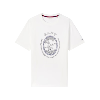 GANT 简约百搭 男士短袖T恤 2XL