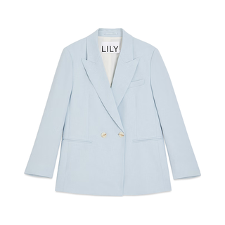  LILY/丽丽 设计感 女士西装外套 401蓝色 S