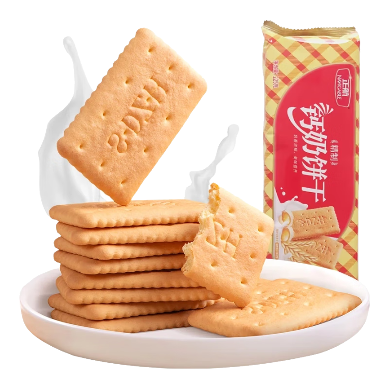  正航 山东特产 钙奶饼干 精制钙奶饼干1350g
