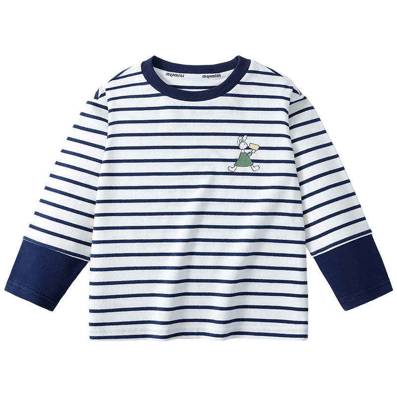  MQD/马骑顿 柔软舒适 儿童长袖T恤