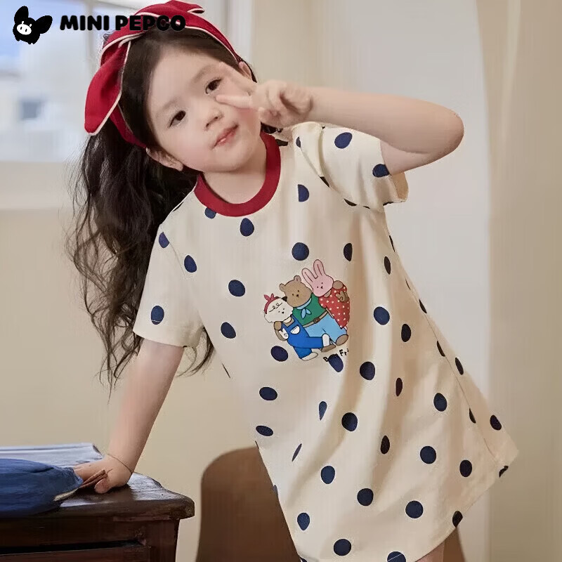  PEPCO/小猪班纳 休闲洋气 女童连衣裙