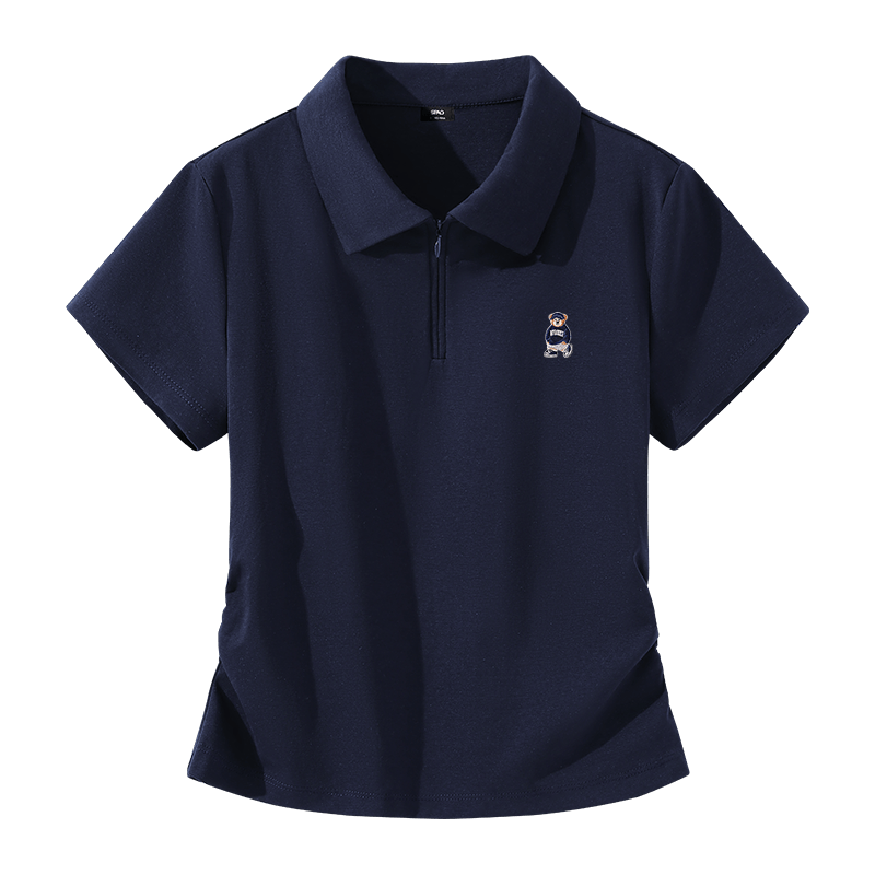  SPAO 减龄收褶 女士短袖POLO衫
