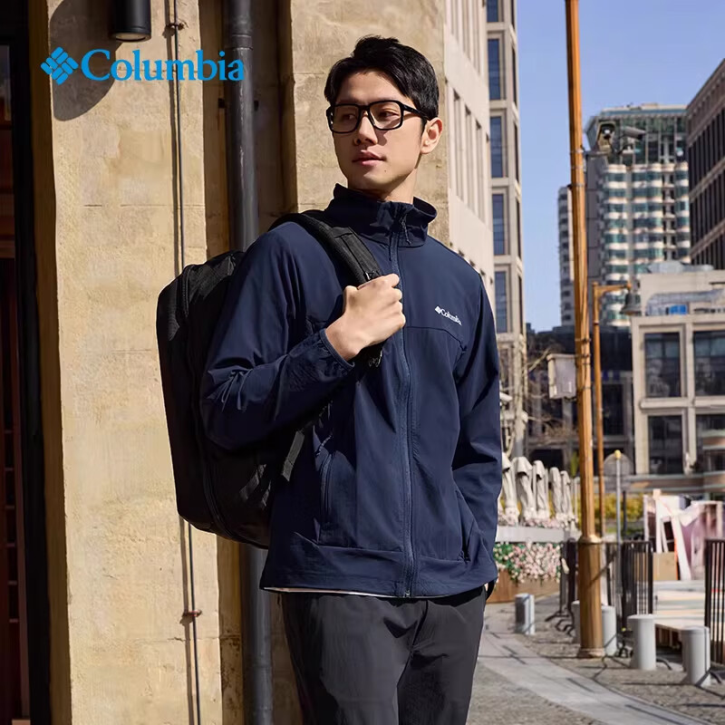  Columbia/哥伦比亚 拒水防风 男士软壳衣