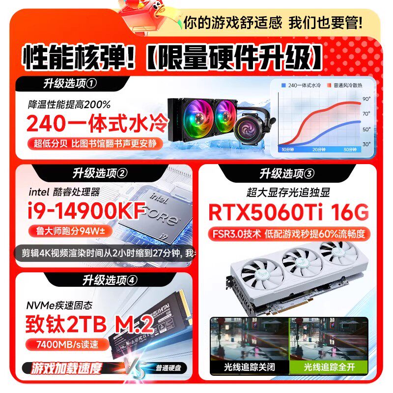  数芮 电竞游戏 台式电脑主机 电竞椅