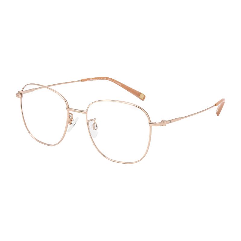  essilor/依视路 智能防蓝光 近视眼镜 钛合金全框 夏蒙金色镜架  依视路膜御防蓝光1.56现片 钛合金-全框-夏蒙-金色