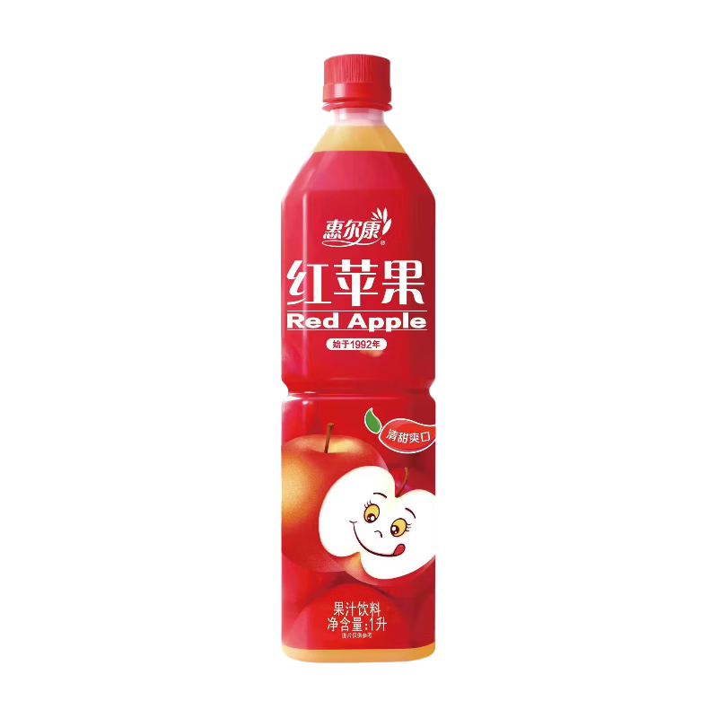  惠尔康 0脂 苹果汁饮料