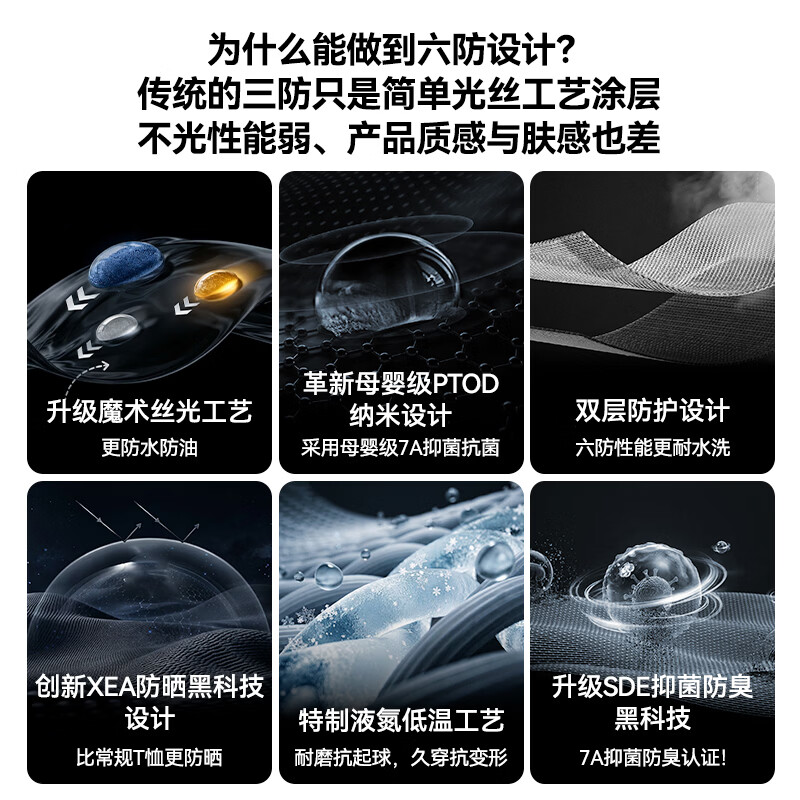  Vbrex 六防功能 男士T恤