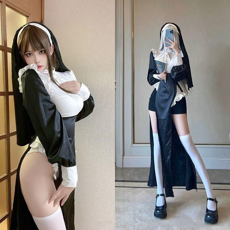  欲动 女士cos服+项链+丝袜+打底裤