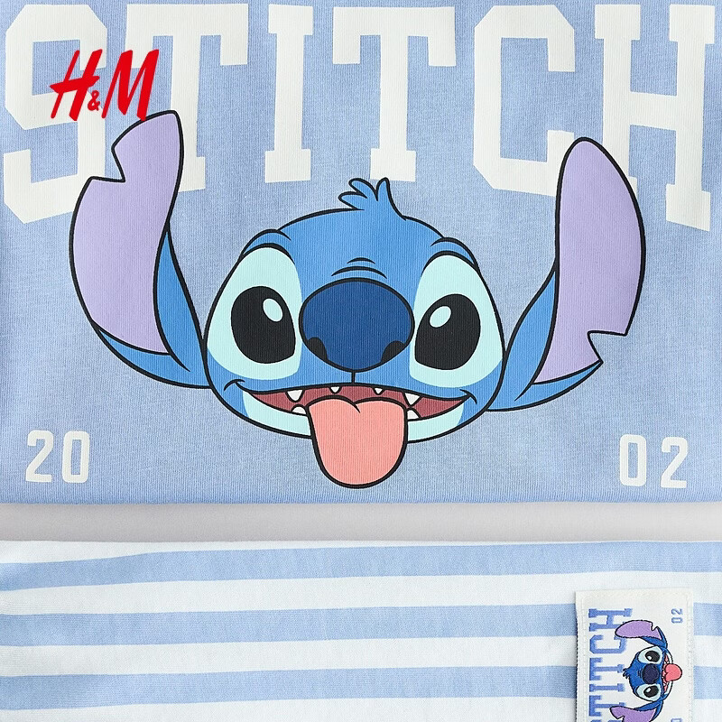  H&M 印花棉质 儿童睡衣套装