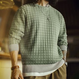  MADEN/马登 美式复古 男士圆领卫衣