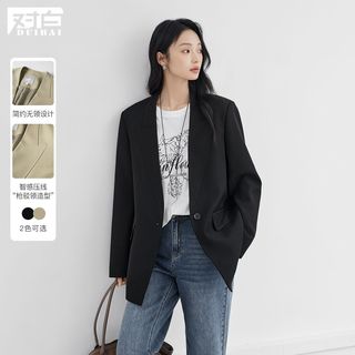  DUIBAI/对白 枪驳领 女士西装外套