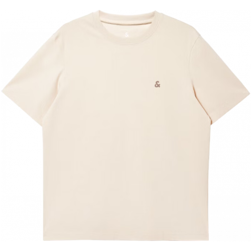  JACK&JONES/杰克琼斯 凉感透气 男士短袖T恤 M 175 米杏色S06