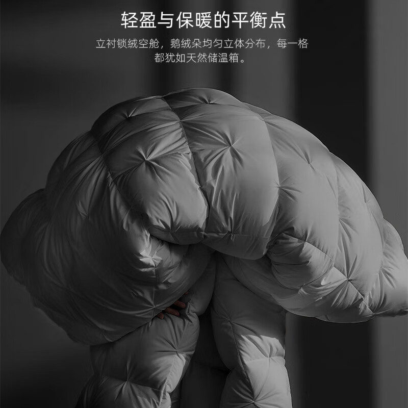  无印良品 保暖性 白鹅绒羽绒被