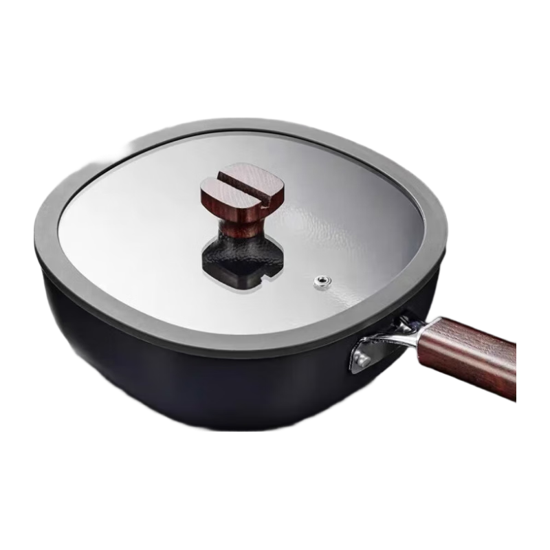  京严 无涂层 不粘锅