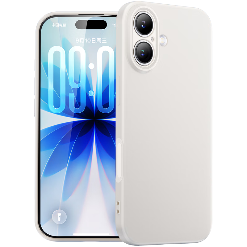  PISEN/品胜 亲肤柔性液态 iPhone17手机壳 【古董白】亲肤液态|耐磨防摔