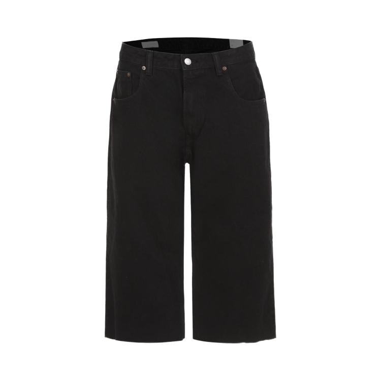  ZARA 极简纯色 男士牛仔直筒长裤