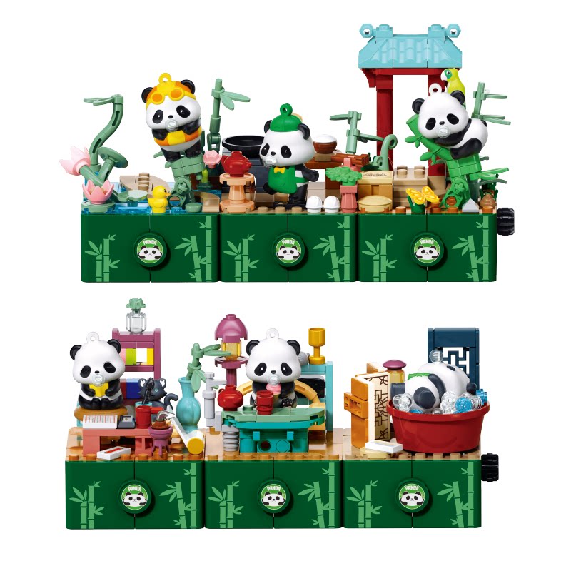 PLEYERID 野想 M38-P8099 趣味熊猫【端盒，内含小盒】