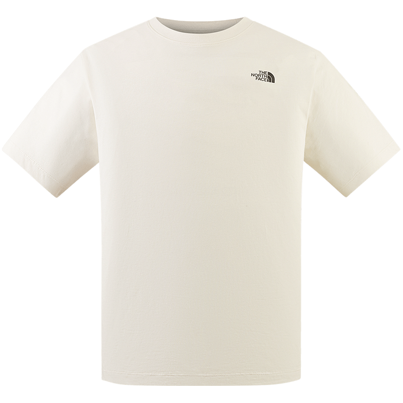  THE NORTH FACE/北面 纯棉 男女同款短袖T恤 沙丘白 L