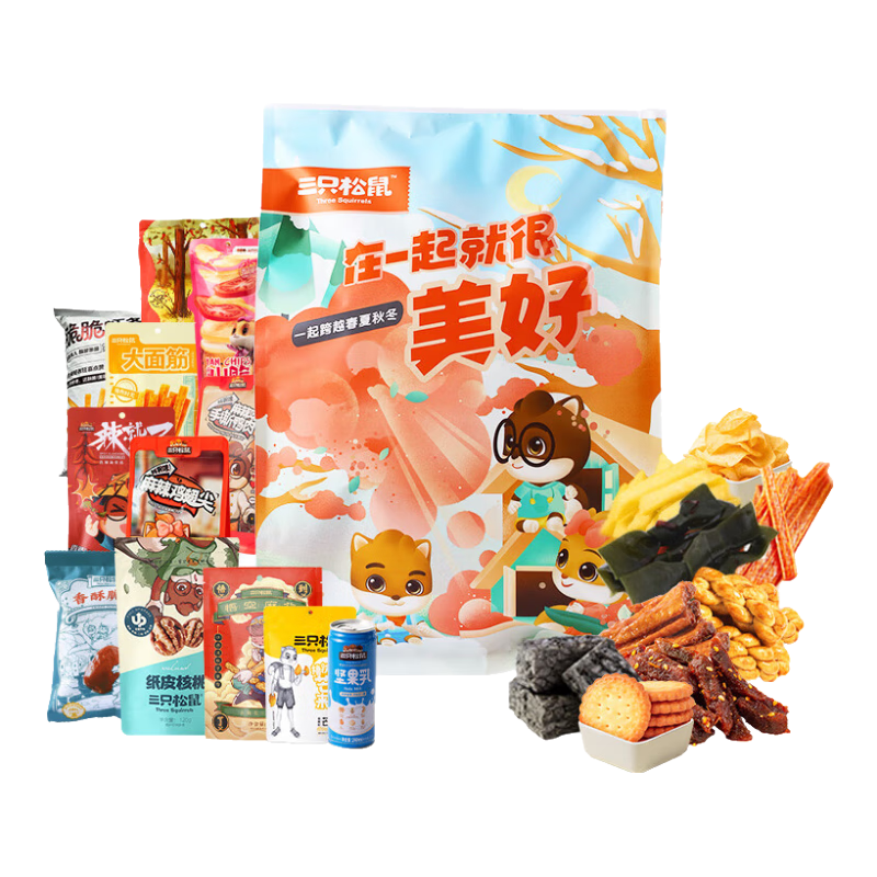  Three Squirrels/三只松鼠 零食大礼包