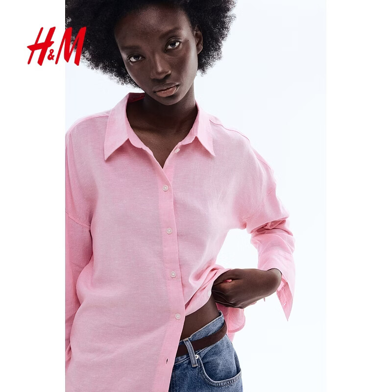  H&M 大廓形 女士衬衫