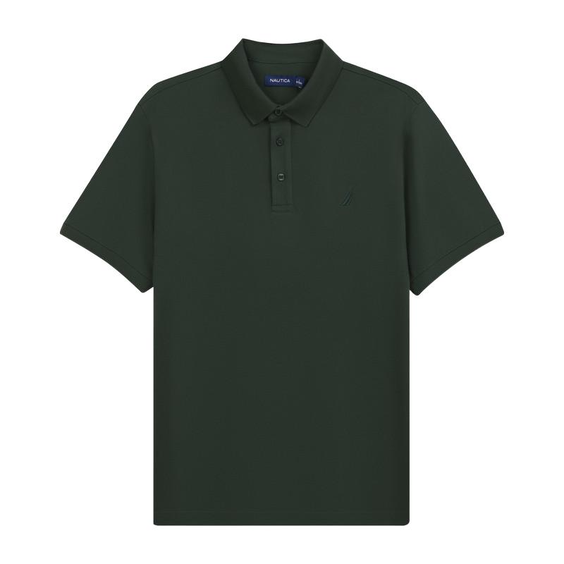 诺帝卡 NAUTICA 棉氨珠地透气 POLO衫