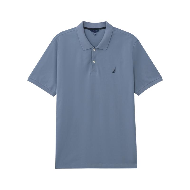 NAUTICA 诺帝卡 男士休闲透气翻领短袖POLO衫