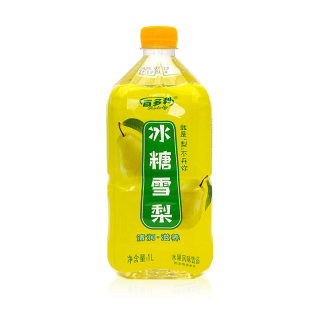 Hidolly 冰糖雪梨1L*12瓶装夏季解腻润喉润肺冰糖梨汁家庭装 冰糖雪梨整箱发货