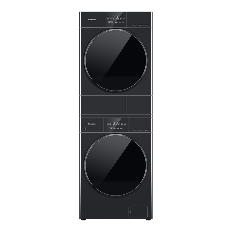 Panasonic 松下 白月光5.0Ultra系列 N4P1+82PR1 全变频热泵洗烘套装 黑色