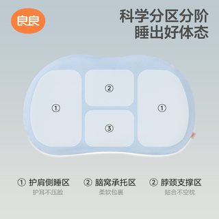  L-LIANG/良良 透气可水洗 儿童硅胶枕头