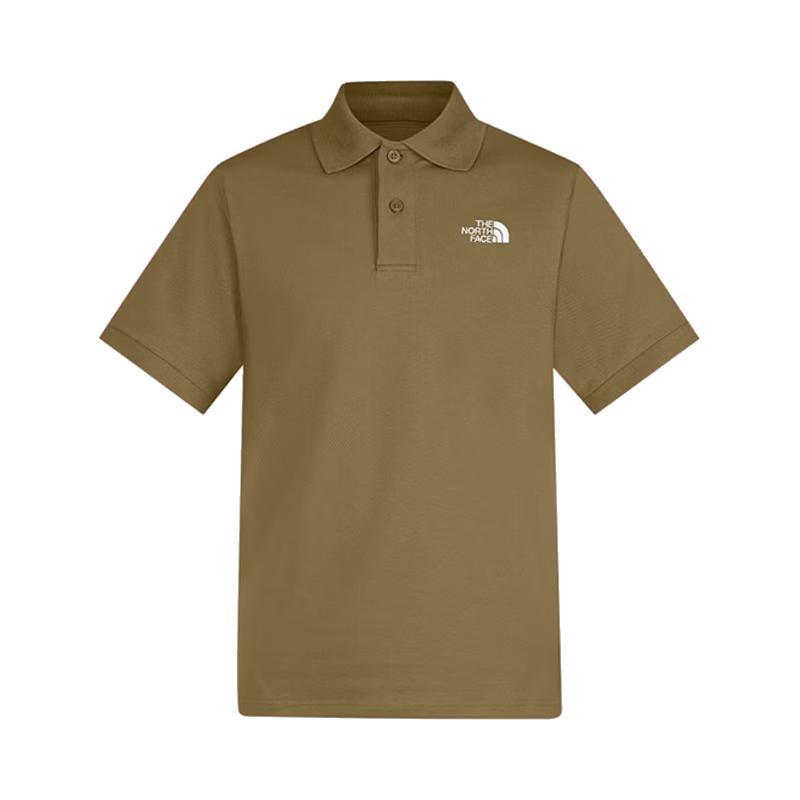  THE NORTH FACE/北面 户外翻领 男士POLO衫 卡其色 2XL