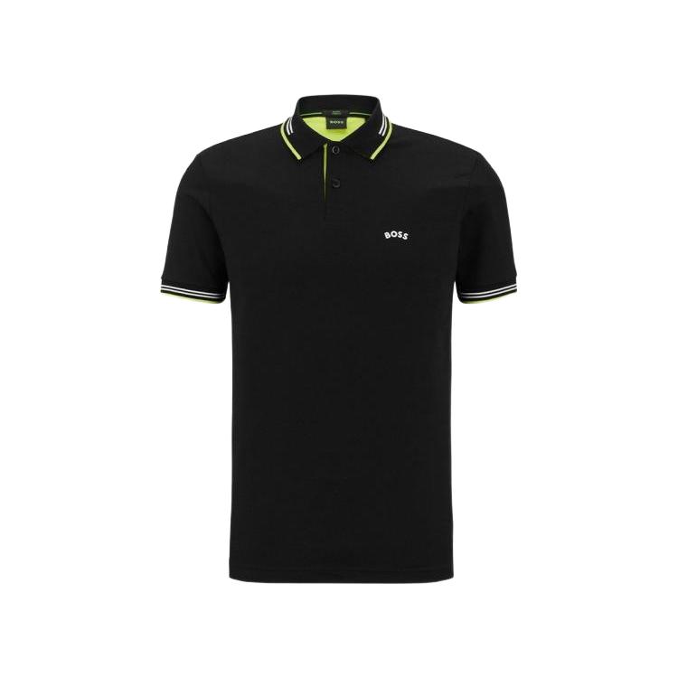  HUGO BOSS/雨果博斯 弹力棉珠地布 男士Polo衫