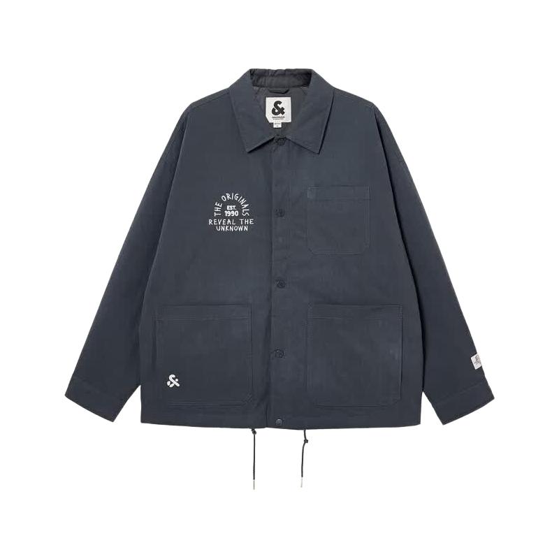  JACK&JONES/杰克琼斯 宽松翻领刺绣 男士棉服