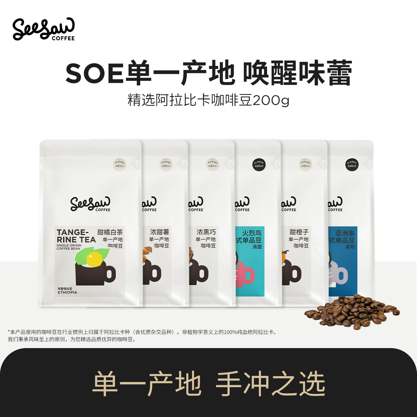  SeeSaw 低因咖啡豆