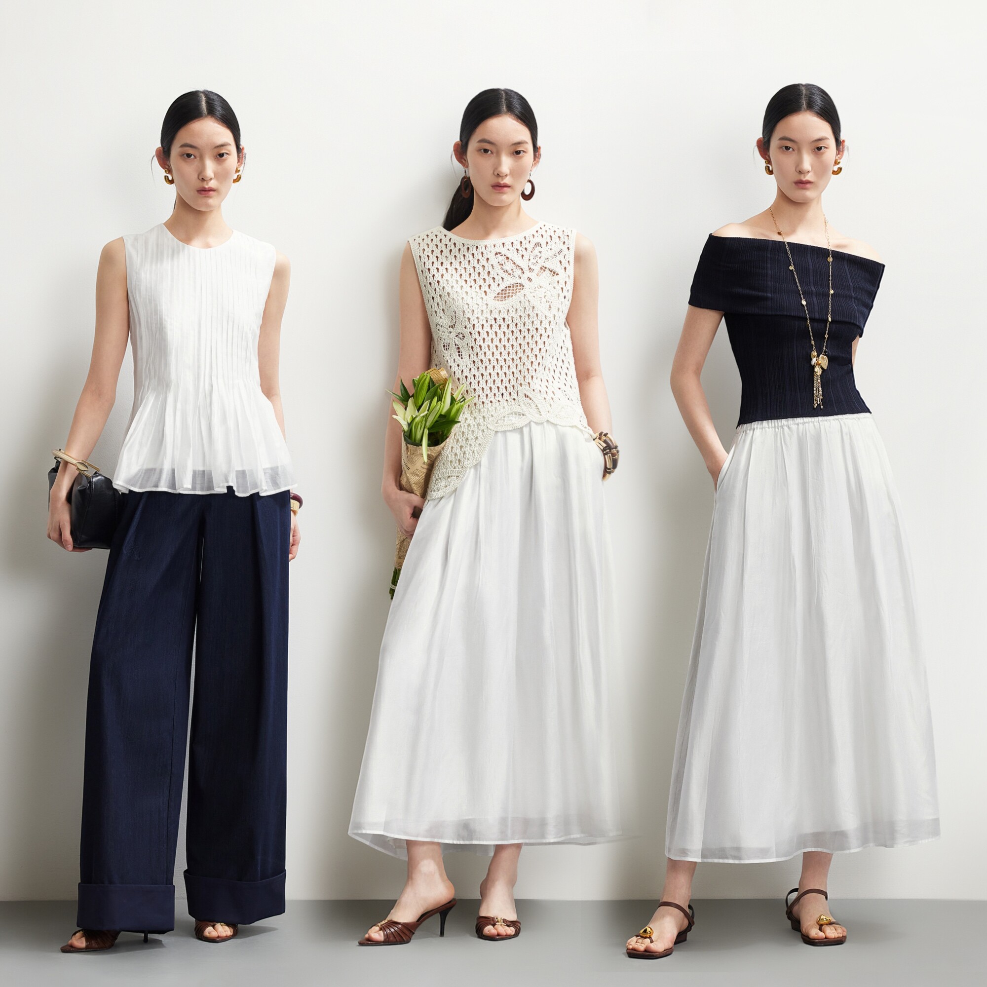  VERO MODA 收腰压褶 女士套装