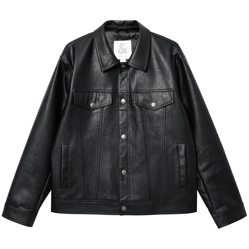  JACK&JONES/杰克琼斯 男士皮夹克