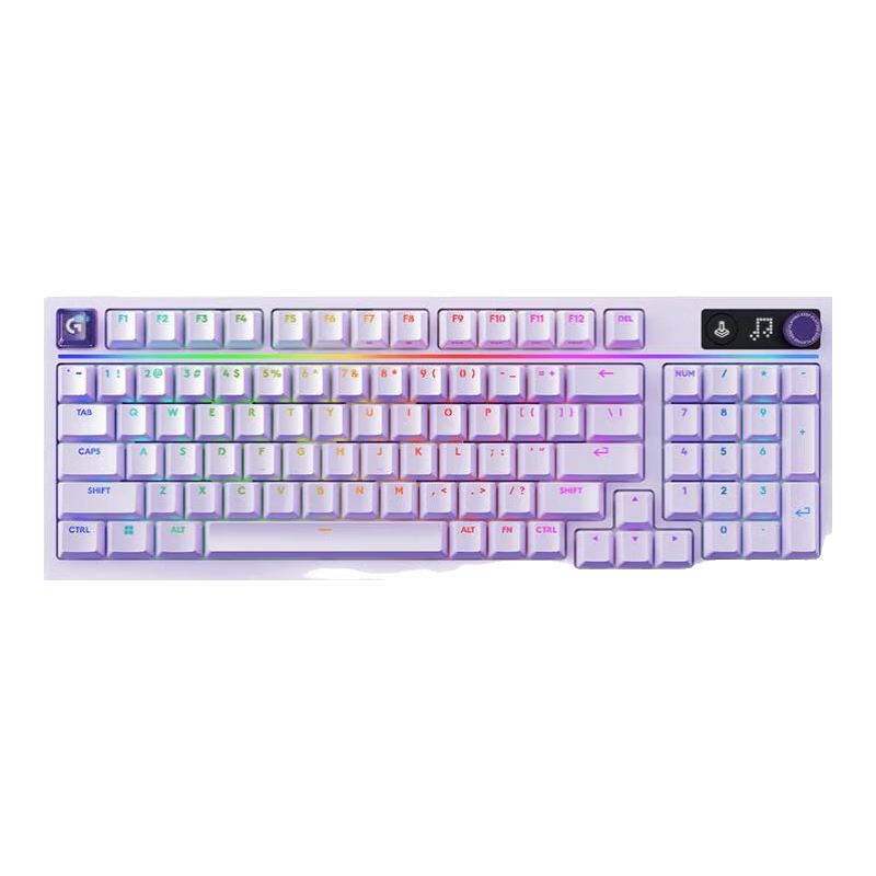  logitech/罗技 G316X+G304X 热插拔 机械键盘  机械轴 紫色 RGB