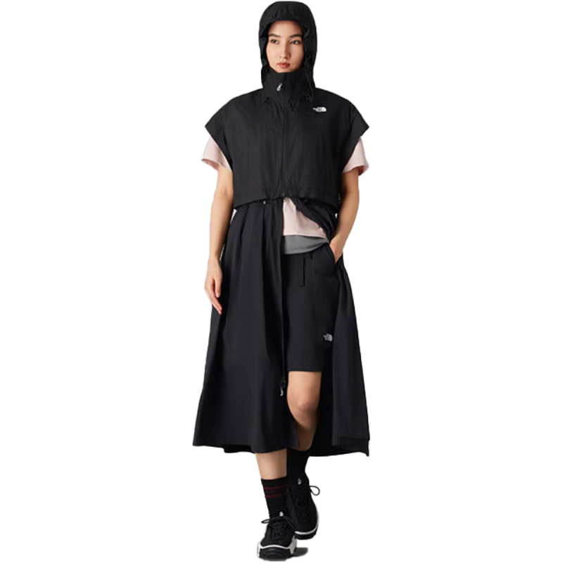  THE NORTH FACE/北面 可拆卸两穿 女士马甲半裙