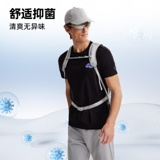 诺诗兰 品质运动短袖 速干吸湿抑菌 sorona凉感面料！